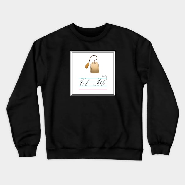 Tea Bag Queer Alphabet Cards Crewneck Sweatshirt by 3mosCreatives